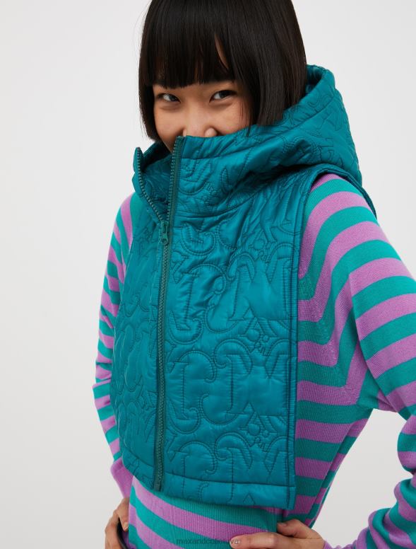 apģērbu 8VJP933 zaļš polsterēts ar logotipu izšūts snoods sievietes MAX&Co.