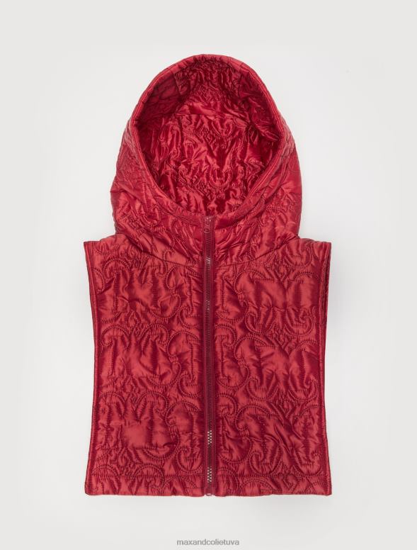 apģērbu 8VJP934 sarkans polsterēts ar logotipu izšūts snoods sievietes MAX&Co.