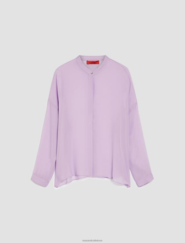 apģērbu 8VJP448 ceriņi Džordžeta krekls sievietes MAX&Co.