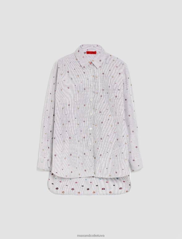 apģērbu 8VJP529 melns raksts tamagotchi fil coupe krekls sievietes MAX&Co.