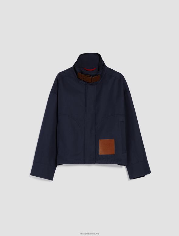 apģērbu 8VJP811 pusnakts zils tehniskā-gabardīna blūze sievietes MAX&Co.