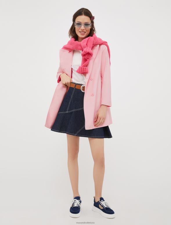 apģērbu 8VJP821 rozā divrindu trencis sievietes MAX&Co.