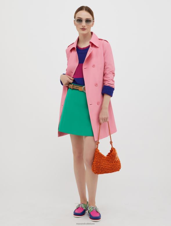 apģērbu 8VJP823 rozā divrindu trencis sievietes MAX&Co.