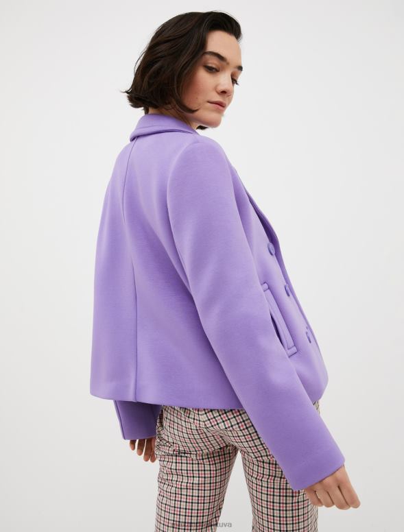 apģērbu 8VJP826 ceriņi divrindu džersija pāvs sievietes MAX&Co.