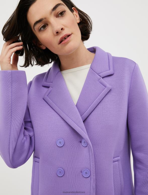 apģērbu 8VJP826 ceriņi divrindu džersija pāvs sievietes MAX&Co.