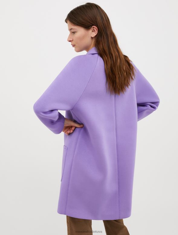 apģērbu 8VJP828 ceriņi pārklāts-jersey mētelis sievietes MAX&Co.