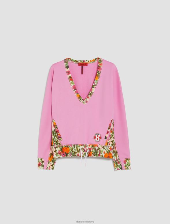 apģērbu 8VJP617 ceriņi superga apdrukas džemperis sievietes MAX&Co.