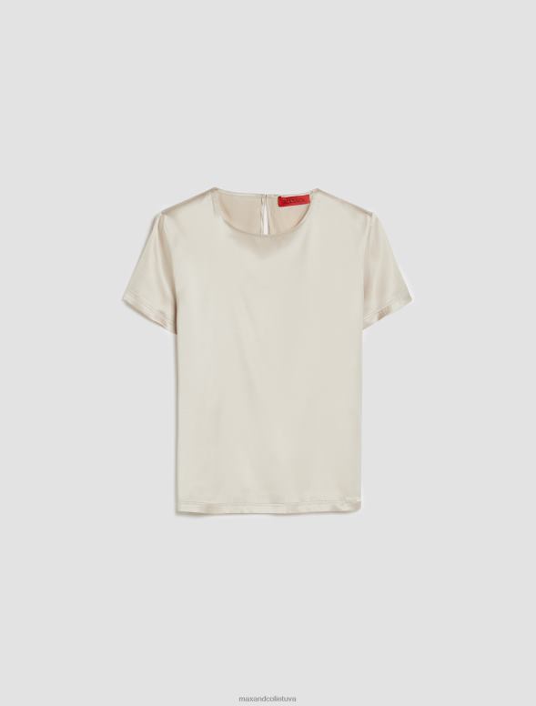 apģērbu 8VJP631 vads zīda satīna blūze sievietes MAX&Co.