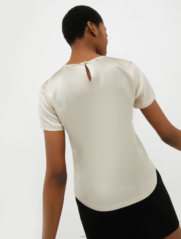 apģērbu 8VJP631 vads zīda satīna blūze sievietes MAX&Co.