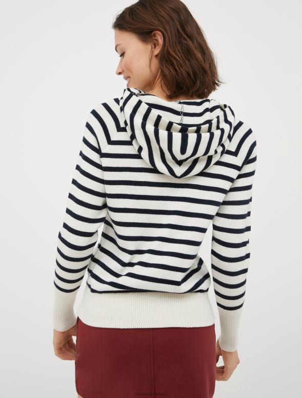 apģērbu 8VJP642 optika balta kokvilnas un kašmira kapuci sievietes MAX&Co.