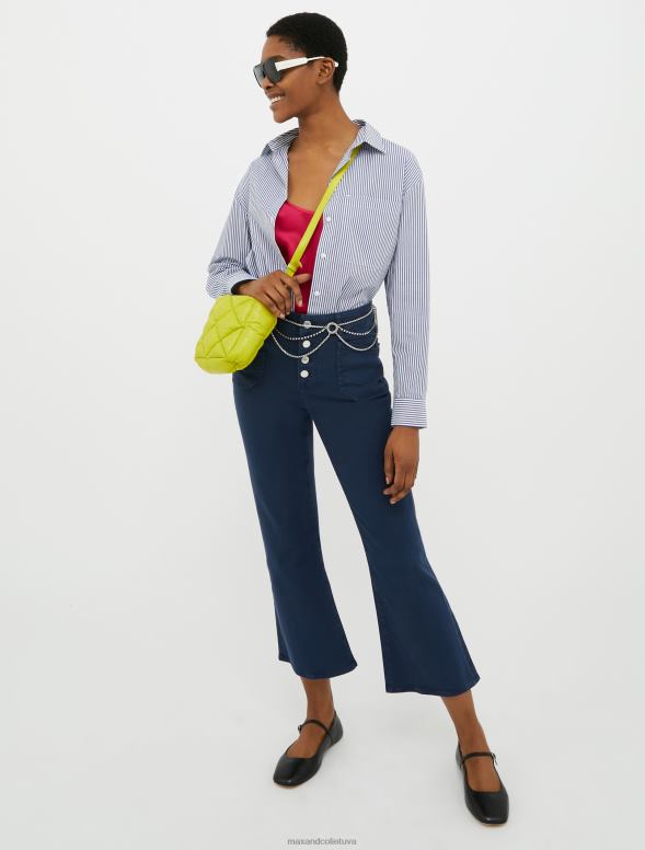 apģērbu 8VJP472 rozā zīda satīna tops sievietes MAX&Co.