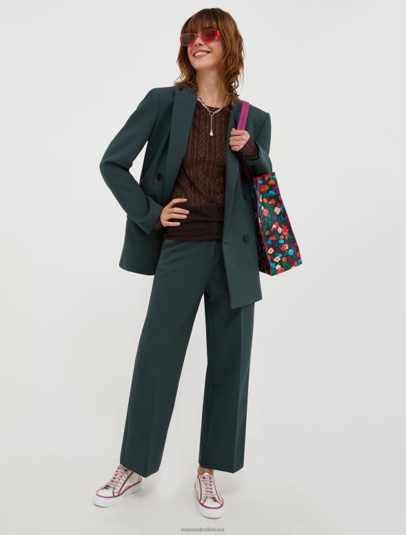 apģērbu 8VJP553 brūns krekls ar garām piedurknēm sievietes MAX&Co.