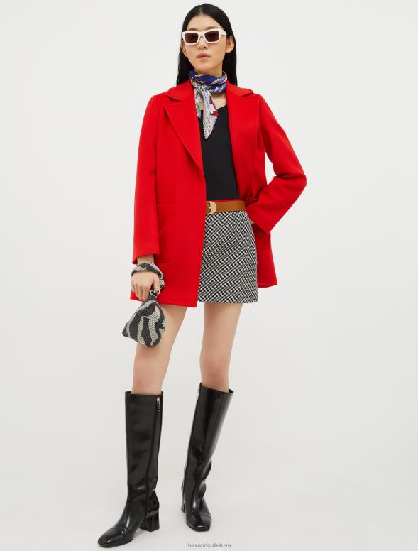 apģērbu 8VJP628 melns kokvilnas džersija t-krekls sievietes MAX&Co.