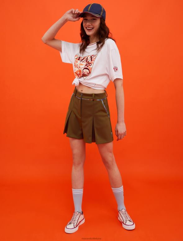 kurpes 8VJP935 balts superga canvas trenažieri sievietes MAX&Co.