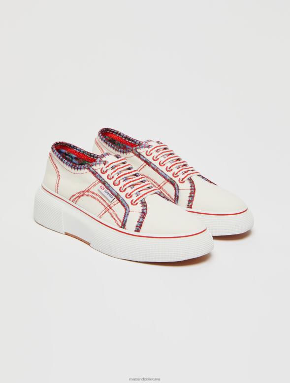 kurpes 8VJP937 balts superga rakstu trenažieri sievietes MAX&Co.