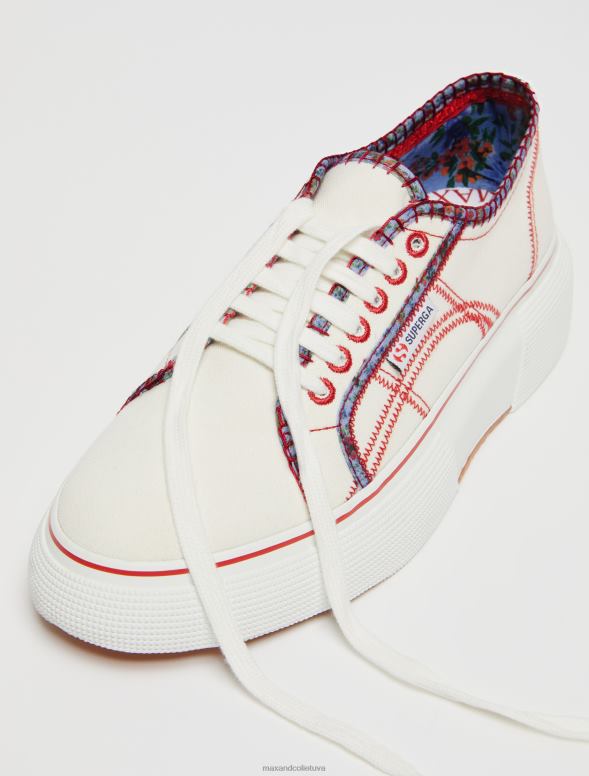 kurpes 8VJP937 balts superga rakstu trenažieri sievietes MAX&Co.