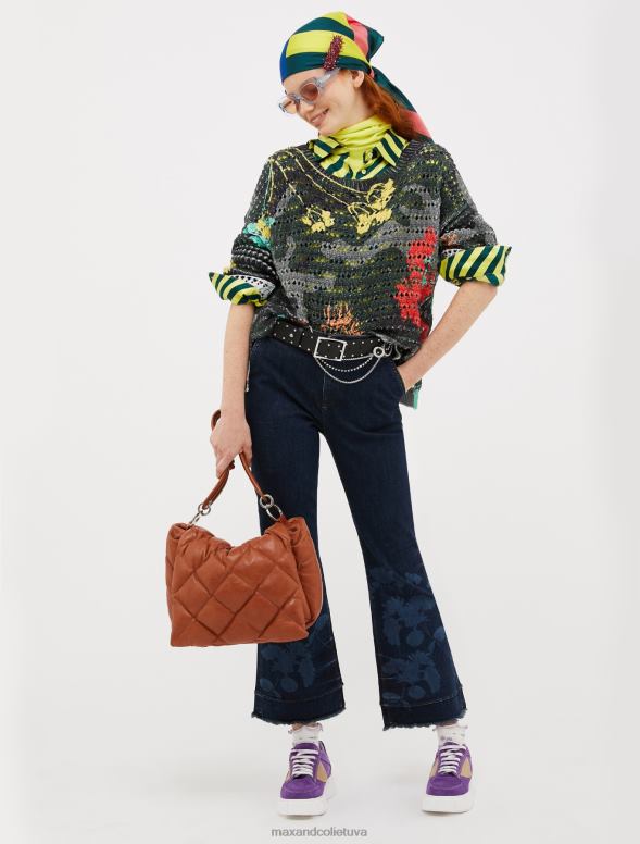 kurpes 8VJP981 violets zamšādas platformas trenažieri sievietes MAX&Co.