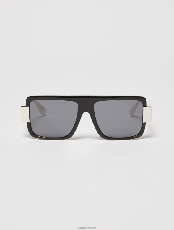 piederums 8VJP1036 melns krāsainas saulesbrilles sievietes MAX&Co.