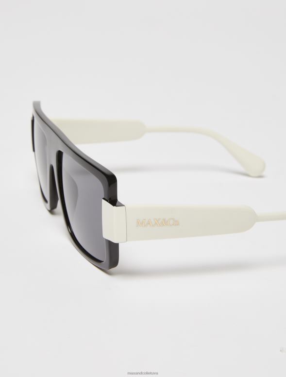 piederums 8VJP1036 melns krāsainas saulesbrilles sievietes MAX&Co.