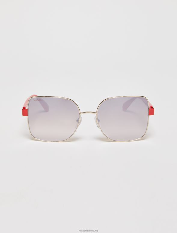 piederums 8VJP1040 brūns platas kvadrātveida saulesbrilles sievietes MAX&Co.