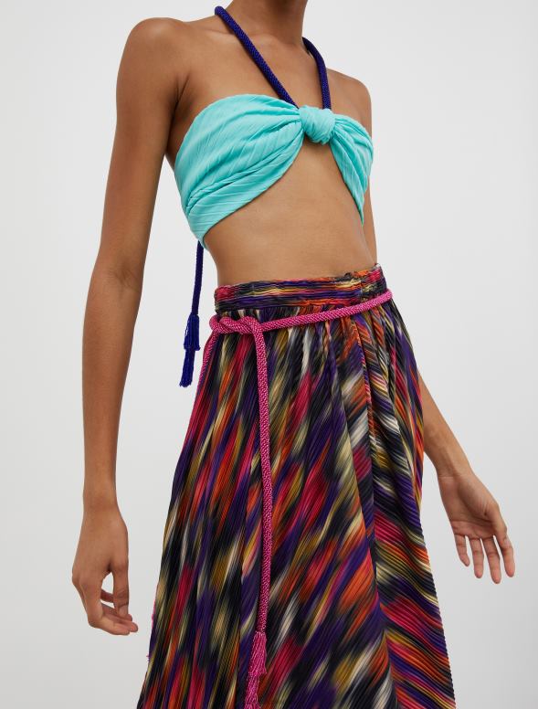 piederums 8VJP1092 fuksija fāzēm pušķota josta sievietes MAX&Co.