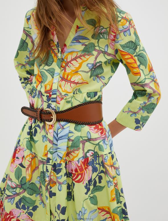 piederums 8VJP1094 iedegums izšūta josta sievietes MAX&Co.