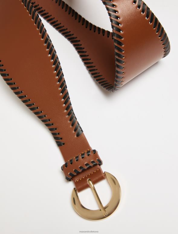 piederums 8VJP1094 iedegums izšūta josta sievietes MAX&Co.