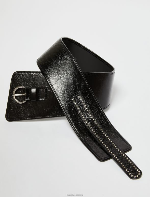 piederums 8VJP1100 melns radžota bustier josta sievietes MAX&Co.