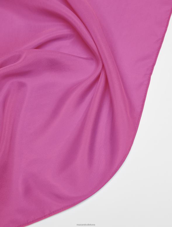 piederums 8VJP1117 rozā tīra zīda nozaga sievietes MAX&Co.