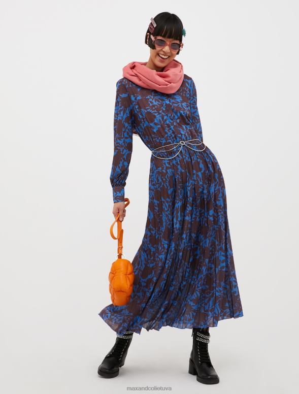 piederums 8VJP1126 sarkans divu toņu bambusa viskozes stole sievietes MAX&Co.