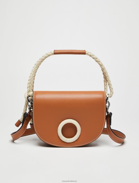 piederums 8VJP1010 iedegums ādas pusmēness soma sievietes MAX&Co.