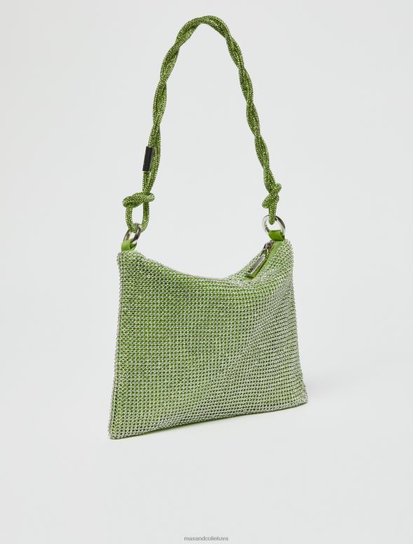 piederums 8VJP993 zaļš rhinestone sajūgs sievietes MAX&Co.