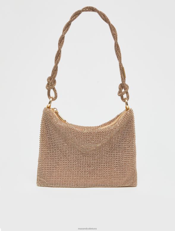 piederums 8VJP994 zelts rhinestone sajūgs sievietes MAX&Co.