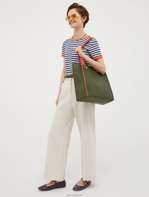 piederums 8VJP996 haki zaļš maxi iepirkumu soma sievietes MAX&Co.