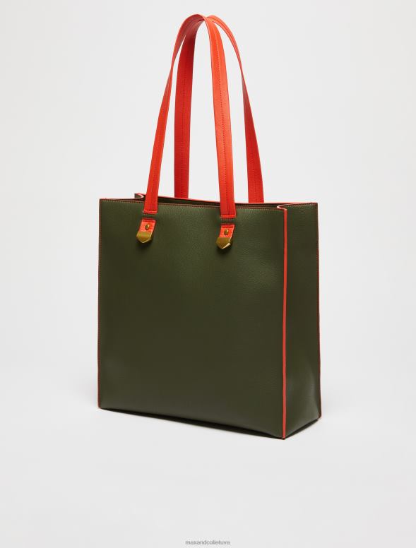 piederums 8VJP996 haki zaļš maxi iepirkumu soma sievietes MAX&Co.